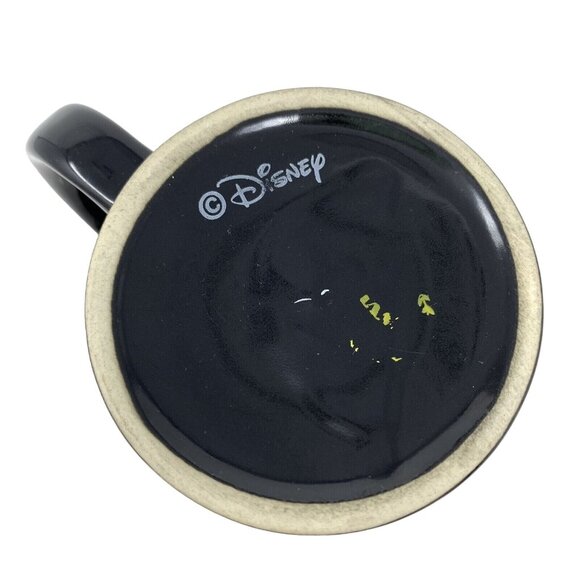 Disney Minnie Mouse Line Art Multi Color Neon On Black Mug Lin Yi - Picture 4 of 5